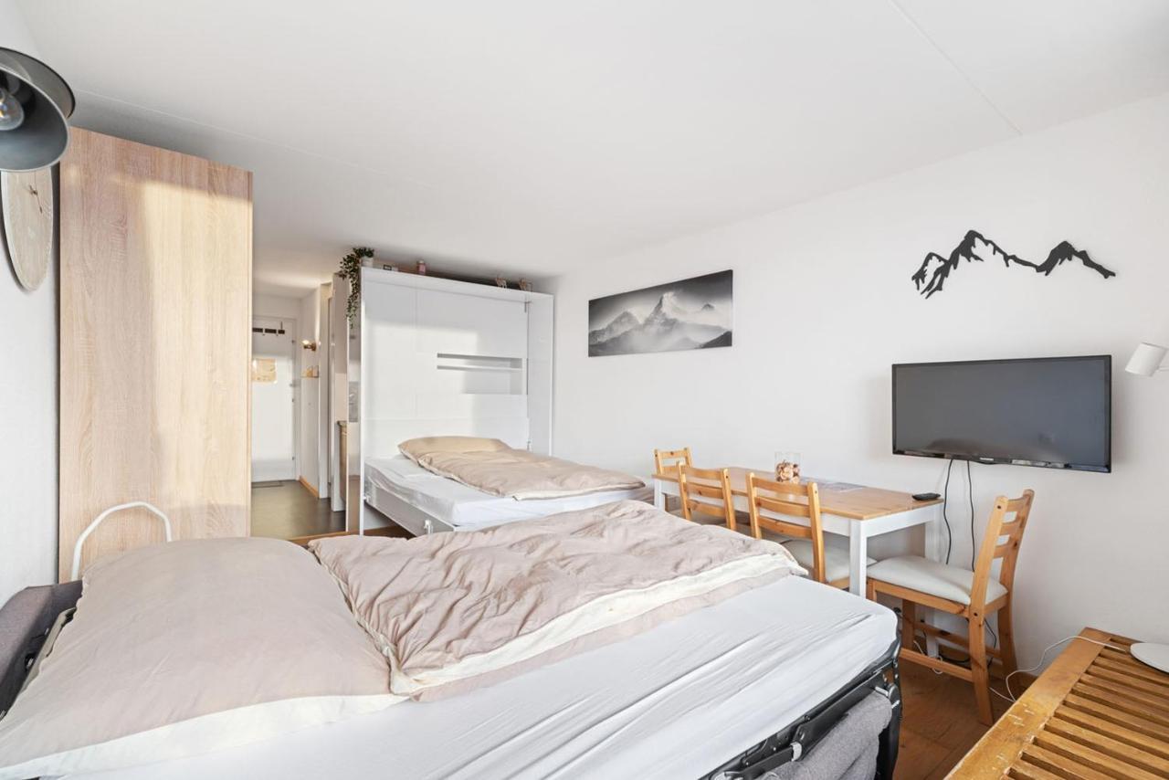 Chaleureux Studio A Anzere, Accessible A Ski, Proche De Tout Exterior photo